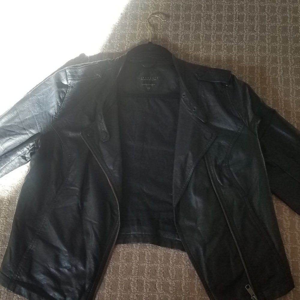 Black Leather Jacket by Sanctuary